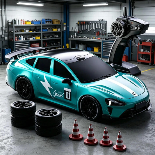 MiniDrift High Speed Drift Auto mit LED & Fernsteuerung