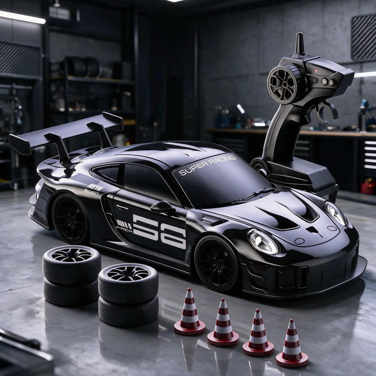 MiniDrift High Speed Drift Auto mit LED & Fernsteuerung