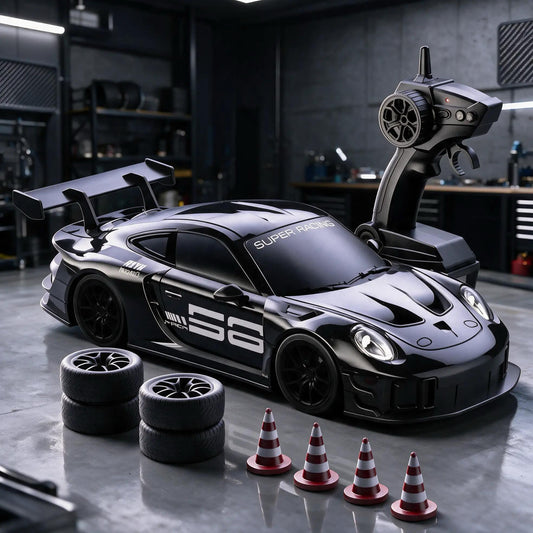 MiniDrift High Speed Drift Auto mit LED & Fernsteuerung