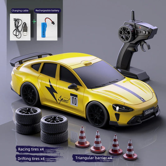 MiniDrift High Speed Drift Auto mit LED & Fernsteuerung