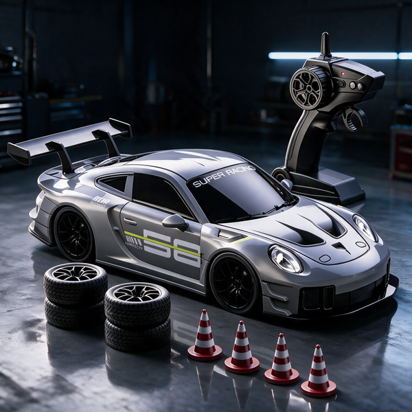 MiniDrift RC Drift Auto 1:18 – Grau